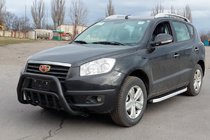 Geely Emgrand X7 2011– Bullbar WT002 Black (RVS) foto 3