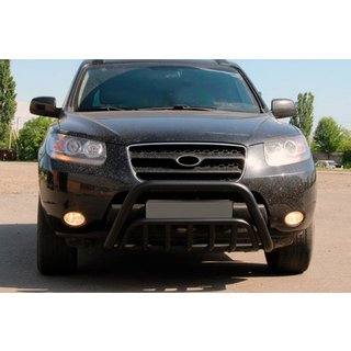 Bullbar WT002 Black (RVS) Hyundai Santa Fe 2 2006–2012 foto 2