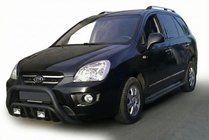 Kia Carens 1999–2012 Bullbar WT002 Black (roestvrij staal) foto 1