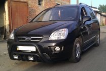 Kia Carens 1999–2012 Bullbar WT002 Black (roestvrij staal) foto 2