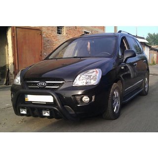 Bullbar WT002 Black (roestvrij staal) Kia Carens 1999–2012 foto 2