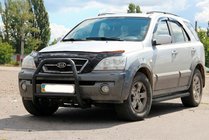 Kia Sorento I BL 2002–2009 Bullbar QT007 Black (roestvrij staal) foto 1