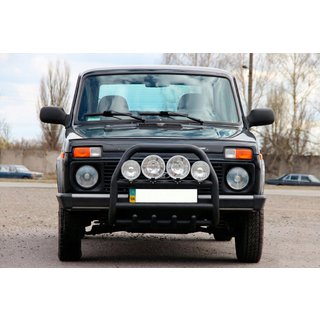 Bullbar QT007 Black (roestvrij staal) foto 1