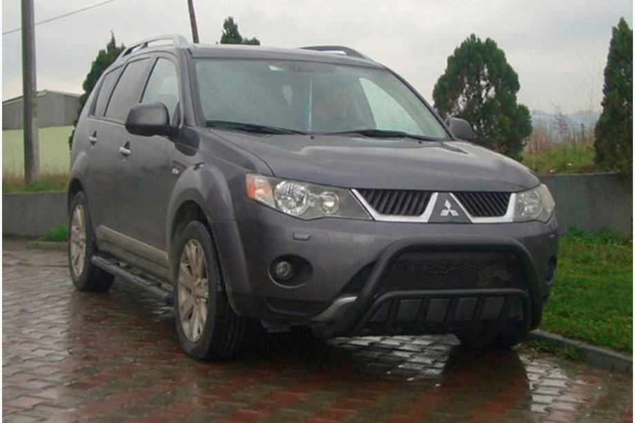 Mitsubishi Outlander 2006–2012 Bullbar WT002 Black (RVS) Image