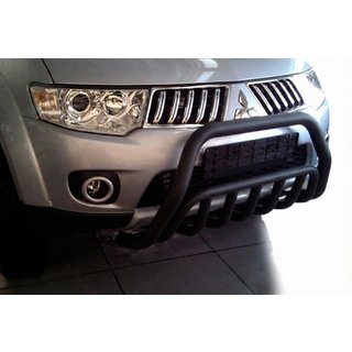 Voorkantbescherming WT002 Black (RVS) Mitsubishi Pajero Sport 2008–2015 foto 4