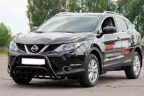Nissan Qashqai 2014–2021 Bullbar WT002 Black (roestvrij staal) foto 2