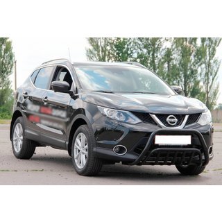 Bullbar WT002 Black (roestvrij staal) Nissan Qashqai 2014–2021 foto 3