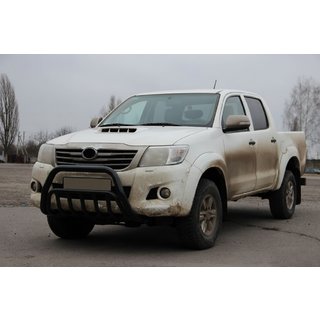 Bullbar WT002 Black (RVS) Toyota Hilux 2006–2015 foto 3