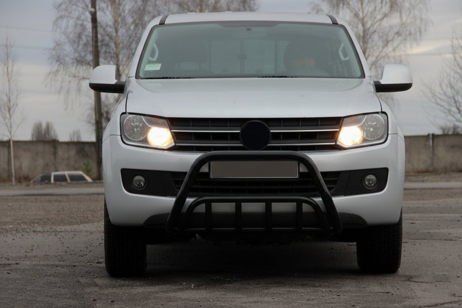 Volkswagen Amarok 2010–2022 Bullbar WT002 Black (roestvrij staal) Foto 2