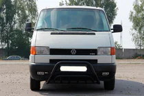 Volkswagen T4 Transporter 1990–2003 Bullbar WT002 60 mm Black (RVS) foto 3