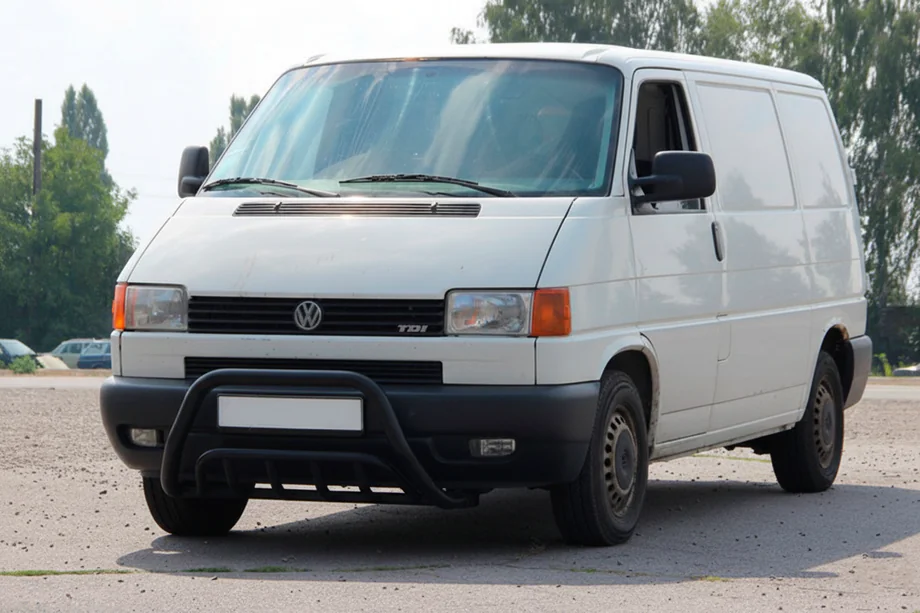 Volkswagen T4 Transporter 1990–2003 Bullbar WT002 60 mm Black (RVS) Image