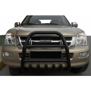 Bullbar voorzijde QT007 Black (RVS) Isuzu D-Max 2011–2019