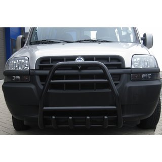 Bullbar voorzijde QT007 Black (RVS)