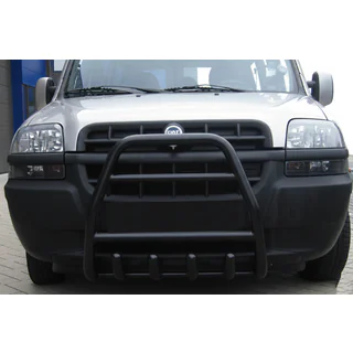 Bullbar voorzijde QT007 Black (RVS)