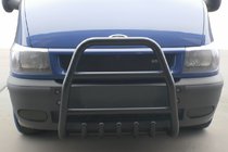 Ford Transit 2000–2014 Bullbar QT007 Black (2000-2006, roestvrij staal) foto 1