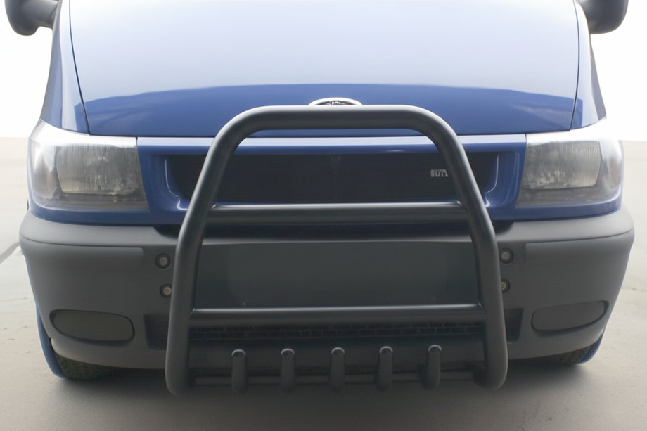 Ford Transit 2000–2014 Bullbar QT007 Black (2000-2006, roestvrij staal) Image