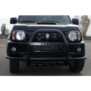 Bullbar QT007-Exclusive Black (met opschrift, RVS) foto 2