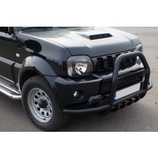 Bullbar QT007-Exclusive Black (met opschrift, RVS) foto 4