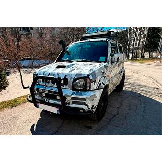 Bullbar QT007-Exclusive Black (met opschrift, RVS) foto 1