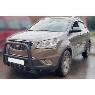 Bullbar F1-40 Black (roestvrij staal) SsangYong Korando 2010–2019 foto 3