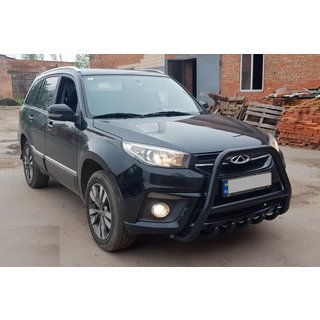 Bullbar WT009 Black (RVS) Chery Tiggo 3 2005– foto 2