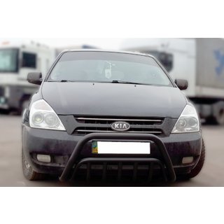 Frontbullbar WT002 Black (2006-2013, RVS) Kia Carnival 2002–2013 foto 1