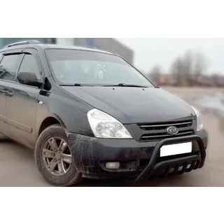 Frontbullbar WT002 Black (2006-2013, RVS) foto 2