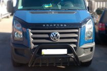 Volkswagen Crafter 2006–2016 Voor bullbar WT002 Black (roestvrij staal) foto 2