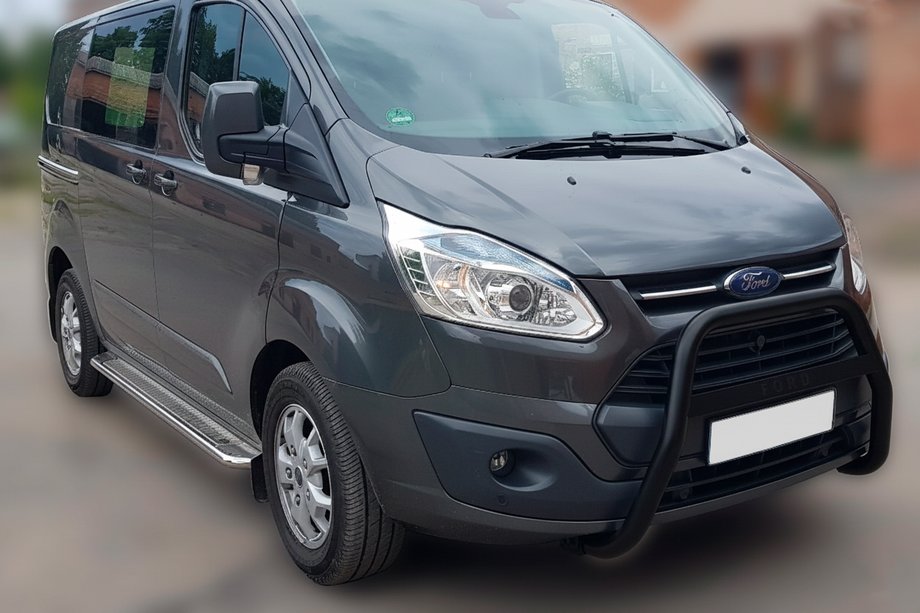 Ford Custom 2013–2022 Bullbar WT006 F1-55 Black (RVS) Image