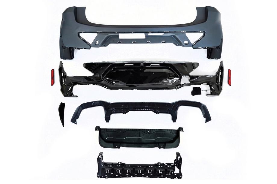 BMW X4 G02 2018– Achterbumper met M-Sport diffuser (2022-2024) Image