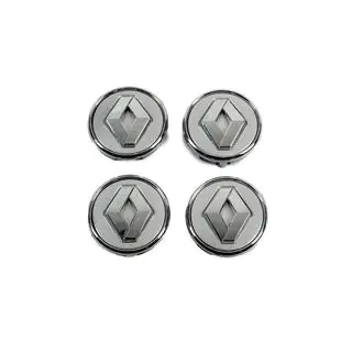 Naafdoppen grijs met ring 81568GR (57 mm naar 49 mm, 4 stuks) foto 1
