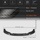 BMW X4 F26 2014–2018 Front bumper lip (voor M-Sport, carbon) foto 6