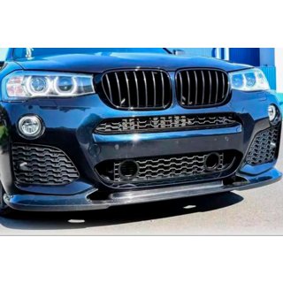 Front bumper lip (voor M-Sport, carbon) BMW X4 F26 2014–2018 foto 1