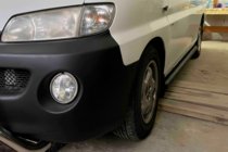 Hyundai H200, H1, Starex 1998–2007 Sidebars BB002 Black (2 stuks, RVS) foto 3