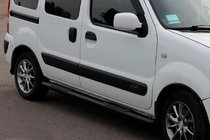 Renault Kangoo 1998–2008 Sidebars Black (2 st., RVS) foto 2