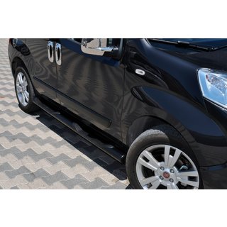 Sidebars Ø70 Black (2 st., RVS) Fiat Fiorino/Qubo 2008–2024 foto 3
