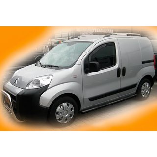 Sidebars Ø70 Black (2 st., RVS) Fiat Fiorino/Qubo 2008–2024 foto 2