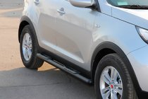 Kia Sportage 2010–2015 Sidebars Black (2 st., RVS) foto 4