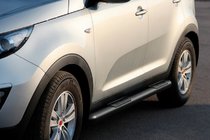 Kia Sportage 2010–2015 Sidebars Black (2 st., RVS) foto 3