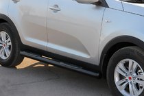 Kia Sportage 2010–2015 Sidebars Black (2 st., RVS) foto 2