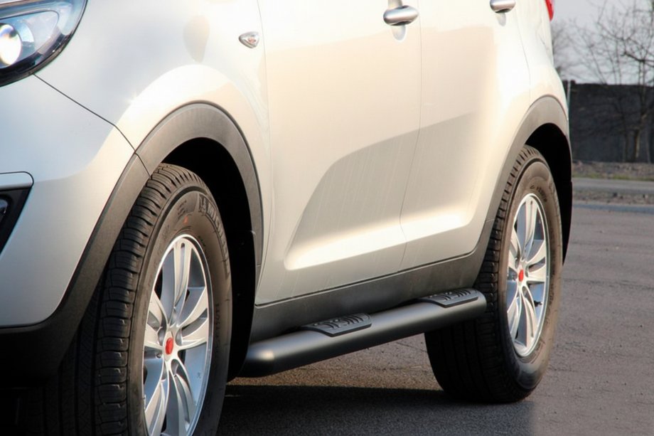 Kia Sportage 2010–2015 Sidebars Black (2 st., RVS) Image