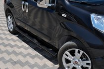 Peugeot Bipper 2008–2017 Sidebars Black (2 st., RVS) foto 3