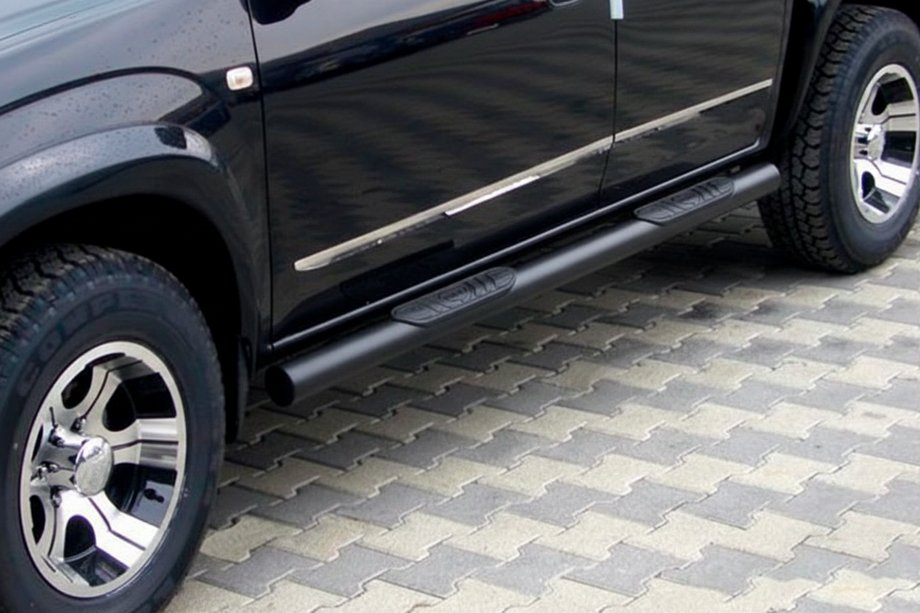 Toyota Rav 4 2006–2013 Zijbuizen voor standaardbasis Black (2 st., RVS) Foto 1