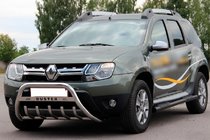 Renault Duster 2008–2017 Zijbuizen met inzetstukken Black (2 st., RVS) foto 4