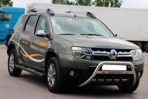 Dacia Duster 2008–2018 Sidebars met inserts Black (2 st., RVS) foto 5
