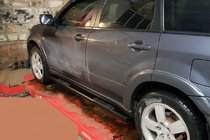 Mitsubishi Outlander 2001–2006 Sidebars Black (2 st., RVS) foto 4