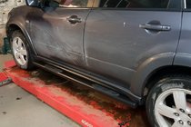 Mitsubishi Outlander 2001–2006 Sidebars Black (2 st., RVS) foto 3