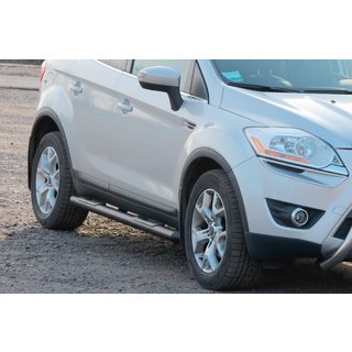 Rechte sidebars Black (2 stuks, RVS) Ford Kuga 2008–2013 foto 2