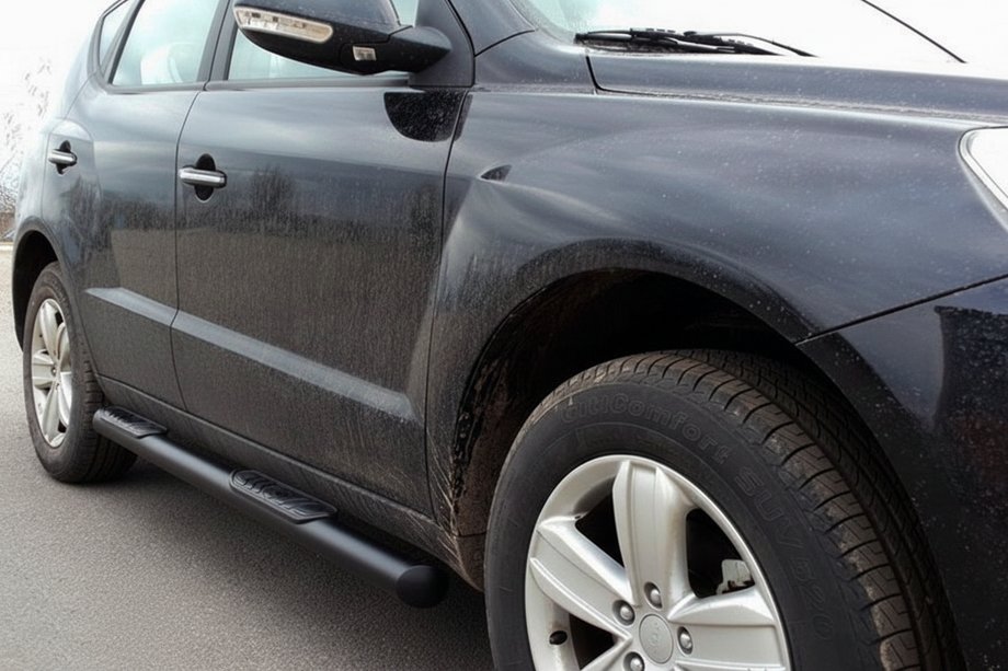 Geely Emgrand X7 2011– Sidebars Black (2 st., RVS) Image