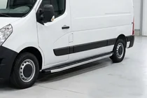 Opel Movano 2010–2021 Fullmond side steps (2 stuks, aluminium) foto 1